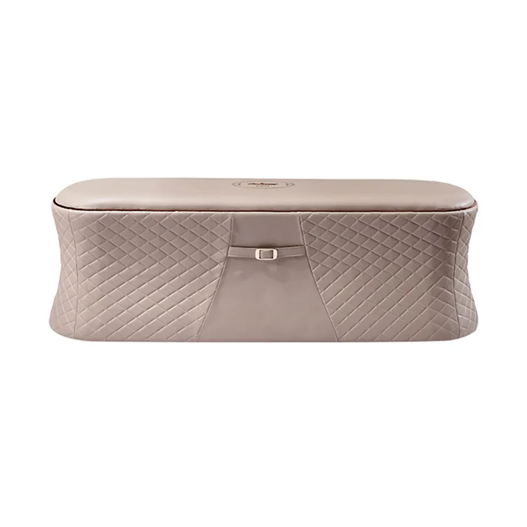 Customized Luxury Modern Furniture Bedside Stool Leather Bed End Stool