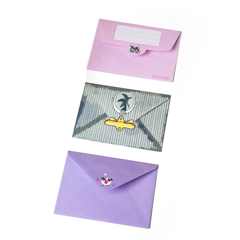 Алмазная фабрика печатная бумага на заказ напечатанная Высококачественная конверт с благодарностью