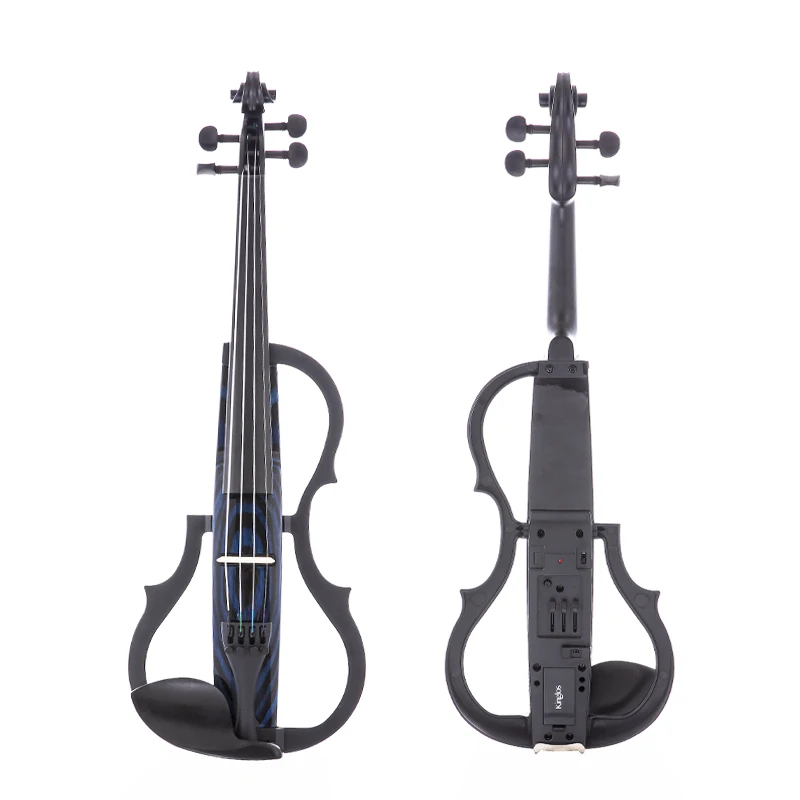 4/4 soporte с твердым деревом, все точные настройки chinrest, оптовая продажа, электрическая скрипка с масляным лаком