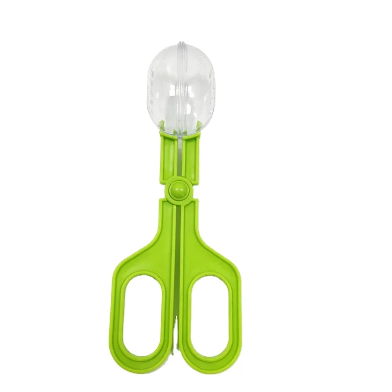 Eco-friendly outdoor toys 17CM Plastic Insect Clip Tweezers Scissors Clip  Catcher Tongs Insects Catcher Clamp Clip for kids