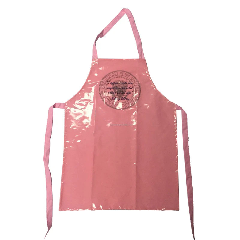 Durable waterproof PVC coated kitchen apron cleaning apron