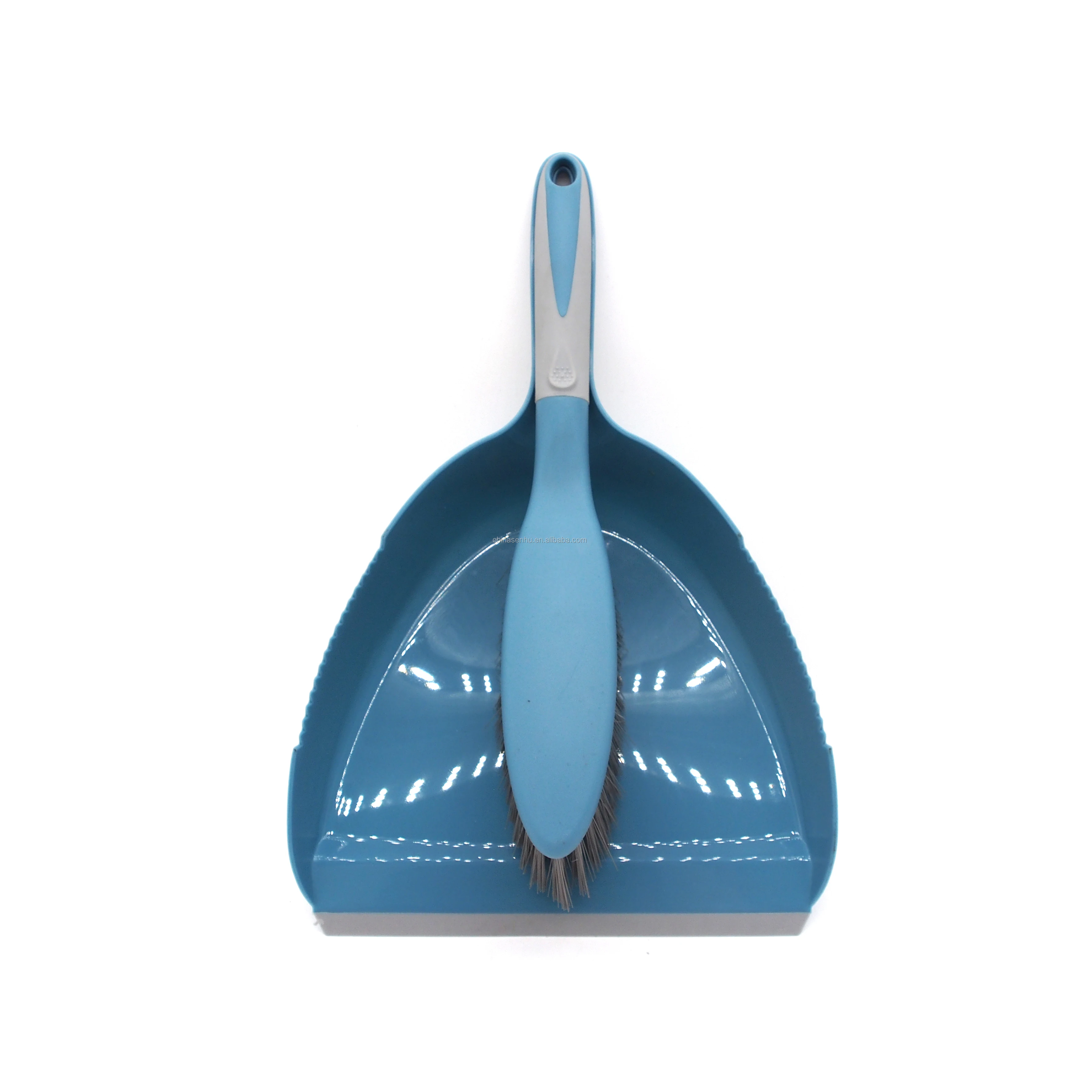 Housewares wood bamboo dustpan and brush set,soft small dustpan and brush with short handle,mini silicone brush and dustpan set