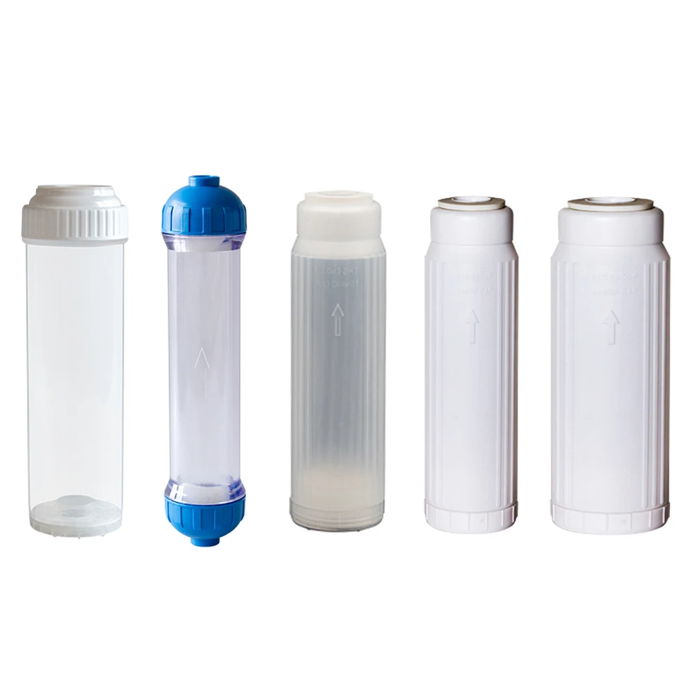 Empty water filter cartridge PP Plastic Filter Empty Refillable Filter Cartridge Shell For  Big Blue Housing