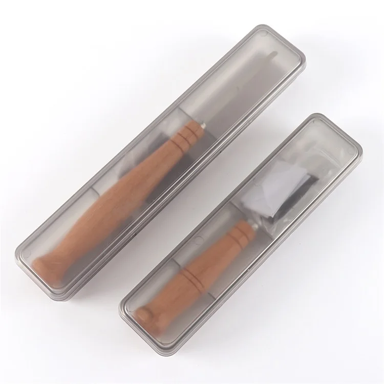 Bakers Baking Pastry Cutter Tools Wooden Handle Bread Lame with 5 Blades