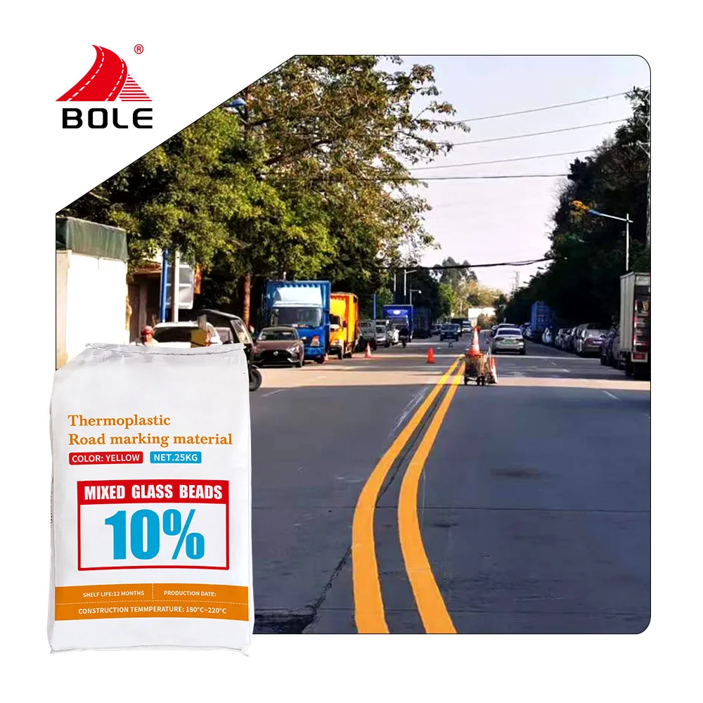 Fob Guangzhou Road Marking Coating Thermoplastic Traffic Road Paint 10% Glass Beads Marking Paint