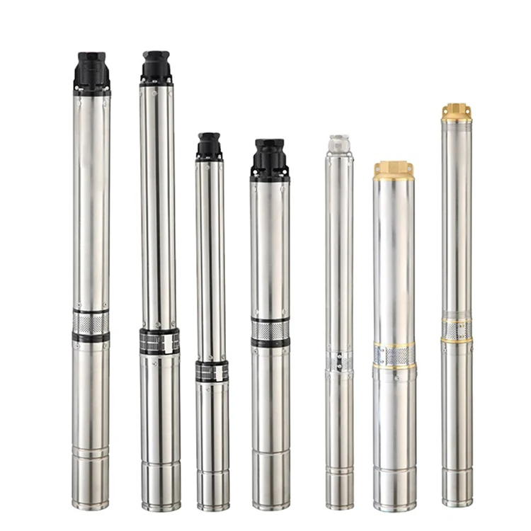 RIDA AC Motor Plastic POM Impeller Submersible Deep Well Water Pump Borehole Pump