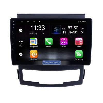 For SsangYong Korando Android Touch Screen GPS Navigation Car DVD Player Radio Stereo DVD Player Android GPS Carplay