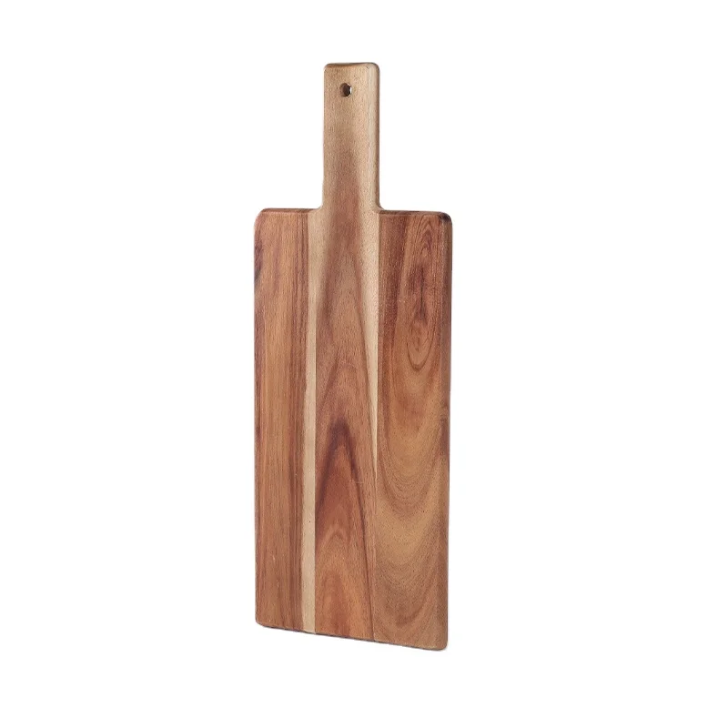 High Quality Kitchen Cake Sushi Serving Trays Bread Fruit Pizza Tray pizza board Acacia Wood Cutting Board