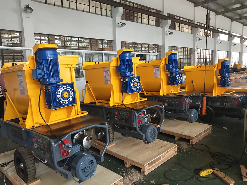 Automatic Concrete Screed Render Sale Cement Mortar Grouting Spray Equipment Machine