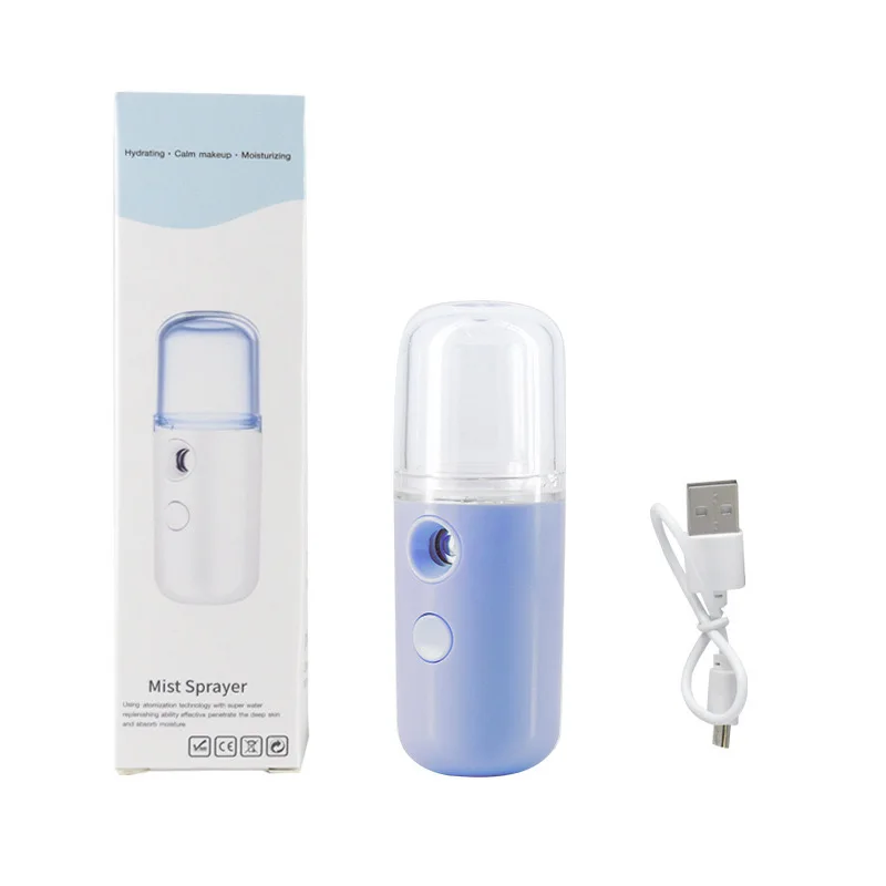 Travel Fine Cosmetic Nano Electrolysis Moisturizing Atomizer Ultrasonic Moisturize Water Makeup Hydrogen Facial Mist Sprayer