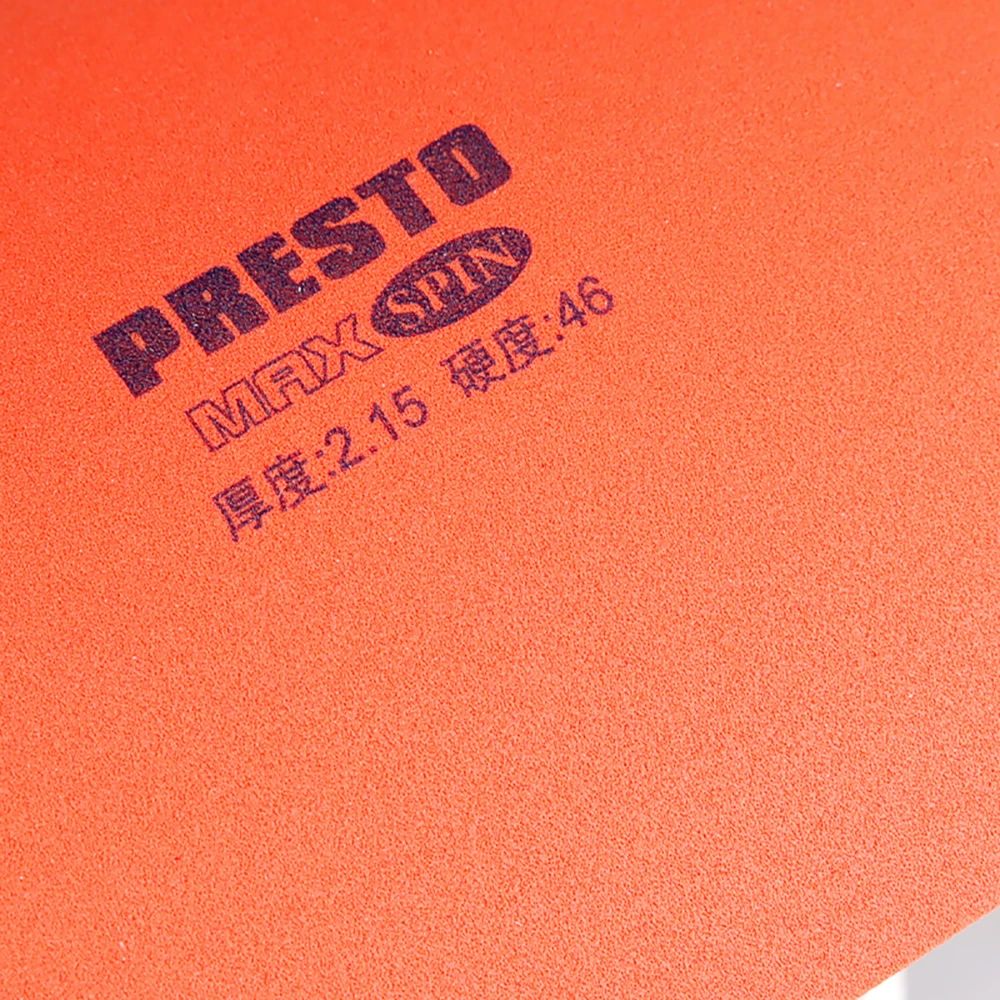 Friendship high quality ittf table tennis rubber 729 table tennis rubber professional table tennis racket rubber presto max spin