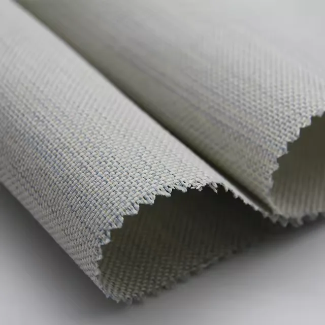 Water resistant fade resistant solution dyed PP olefin furniture fabric