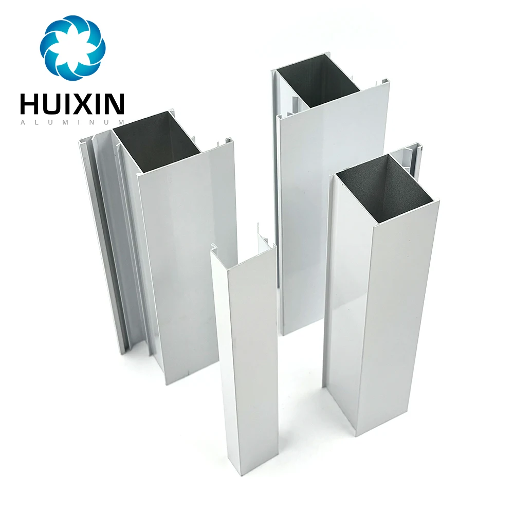 Powder Coated White Europe Series Aluminum Extrusion Profiles for Sliding Doors