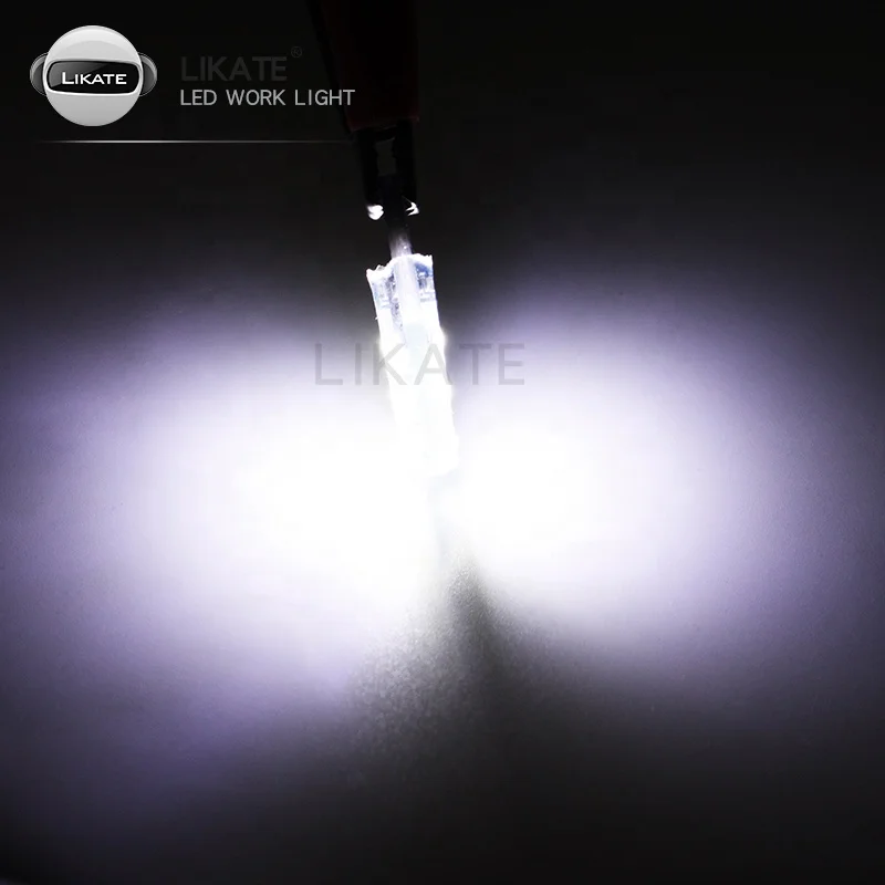 LKT Car T10 W5W 5050 Strobe Rgb T10 Cob 18led Car Dc 12v Silicon Light Bulb Waterproof Colorful