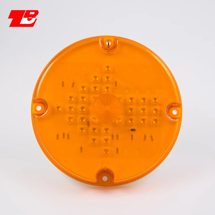 Вращающаяся лампа 7 дюймов, круглая Янтарная лампа