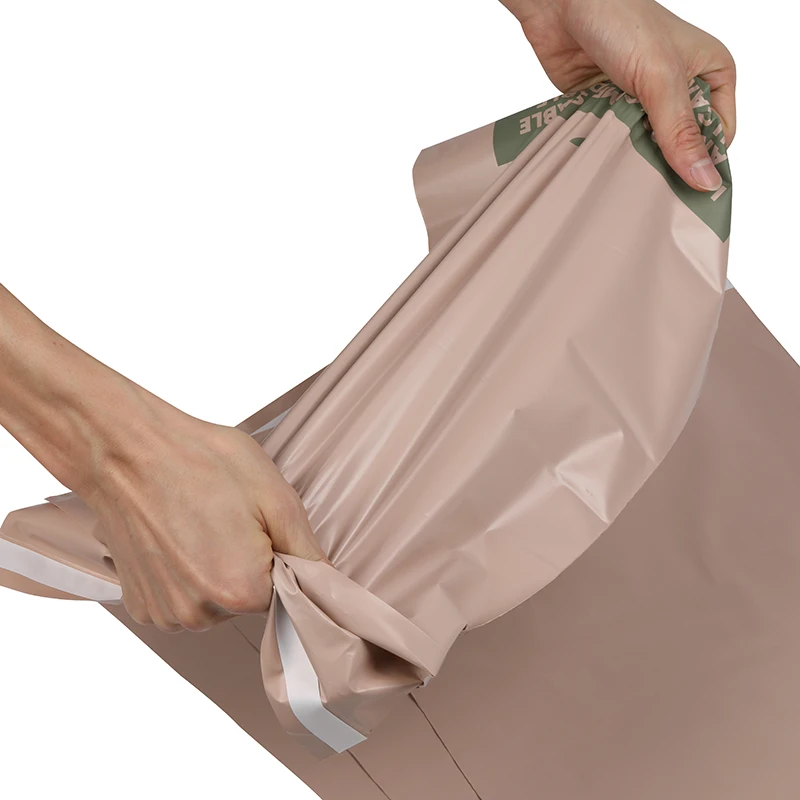Custom Design Eco-friendly PLA PBAT Biodegradable Mailers Shipping Envelopes Compostable Mailing Bag for Clothing