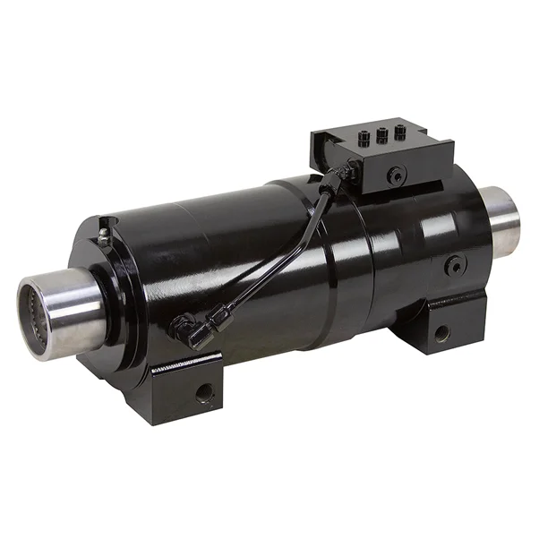 WEITAI High Torque WL40 SERIES Hydraulic rotating actuator foot mount Helical Hydraulic Rotary Actuator