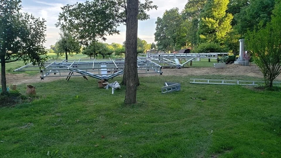 2020 New Type Hot Sell Hybrid Dual Axis solar gps tracker system solar panel 10kw solar tracking system