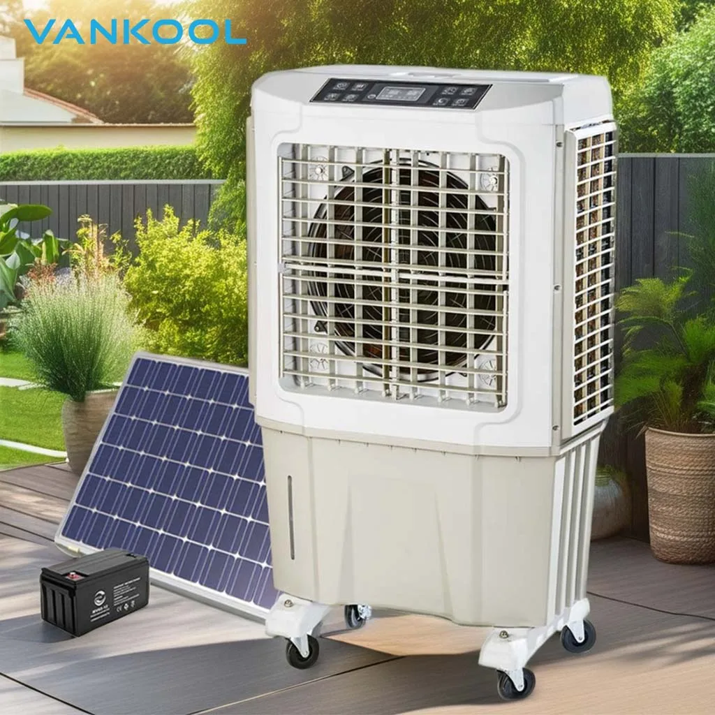 Перезаряжаемый воздушный охладитель 12 В постоянного тока дистанционный охлаждающий вентилятор система охлаждения промышленные вентиляторы Испарительный