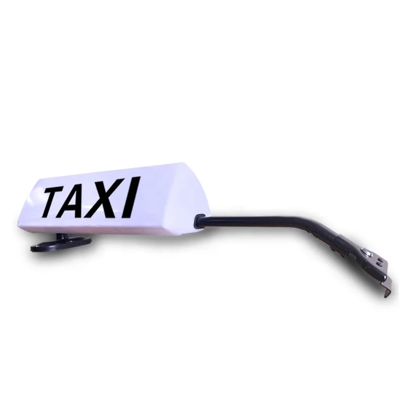 Factory outlet high quality PP plastic led light source white taxi top light (printing customize)