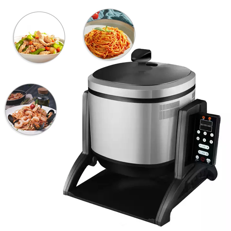 Commercial Cooking Robot Non-Stick Pot Egg Fried Rice Cooking Machine For Restaurant Automatic Cooking Fried Rice Vegetable Wok