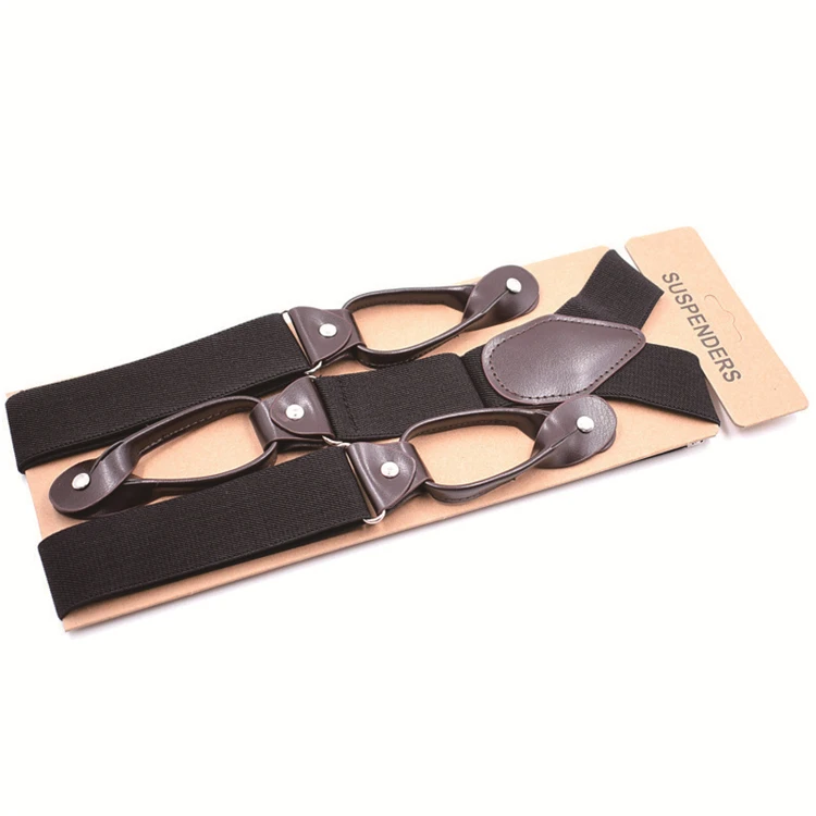 High Quality Y-Style Back Suspender Tactical Men Metal Clip Wide Work Trouser Suspenders for Outside Work