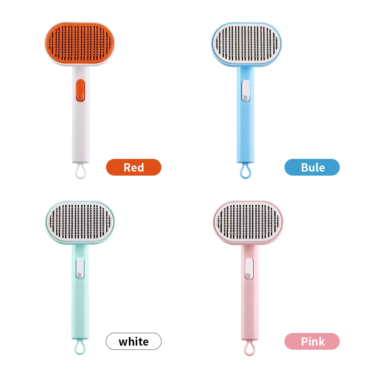 Pet Dog Brush Cat One-Button Slicker Self Cleaning Comb Pet Hair Remover Brush for Dogs Cats Grooming Tools Pets Dematting Comb
