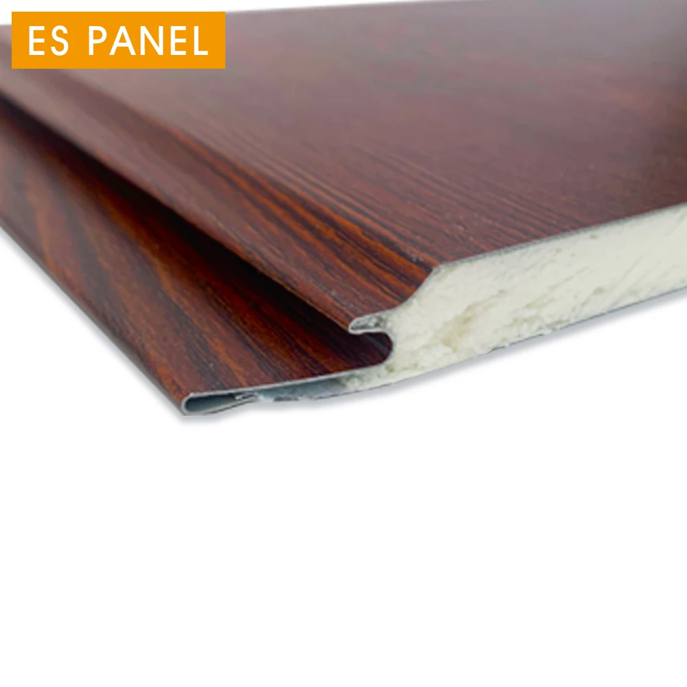 Облицовка из искусственного дерева сэндвич теплоизоляция Наружная стеновая сайдинговая панель