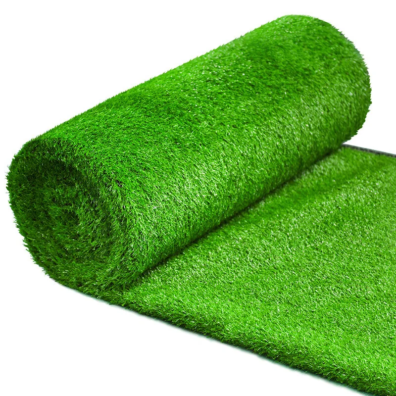 Long-Lasting Fiberglass Artificial Grass Carpet Sport and Garden Landscaping Turf with Green Color for Home Use