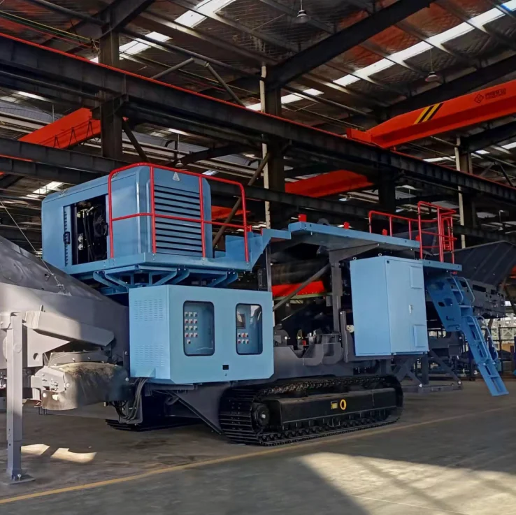 Complete quarry crushing plants mobile granite limestone gravel jaw crusher Aggregate rock stone crushing plant