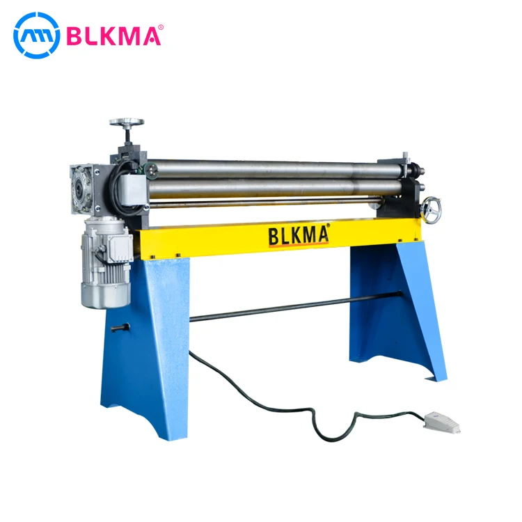 Manual asymmetrical 3-roller rolling/bending machine