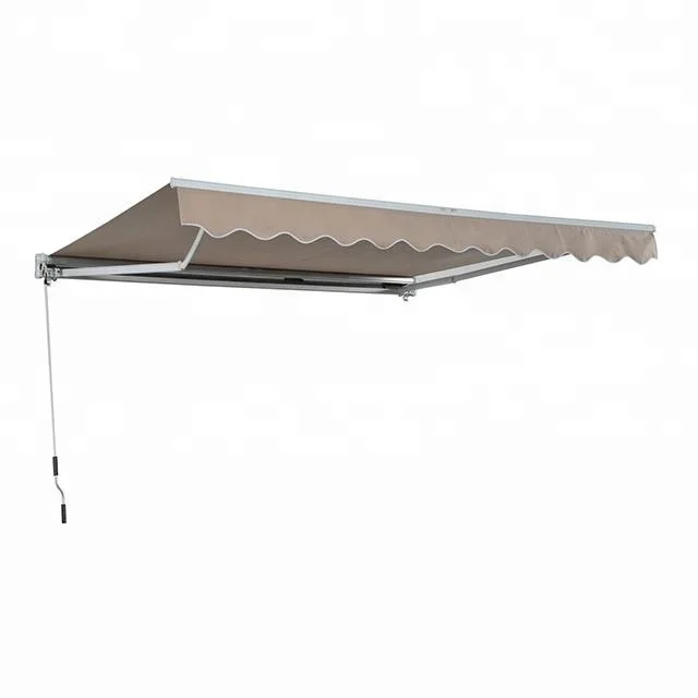 wholesale Поликарбонат 13'x8 'Открытый ручной выдвижной тент