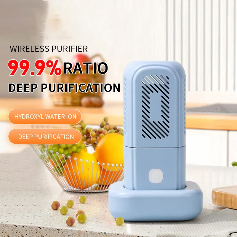 New Arrival Purificador Alimentos 3600mAh Wireless Charging Portable Fruit Vegetable Purifier for Home Food Processing