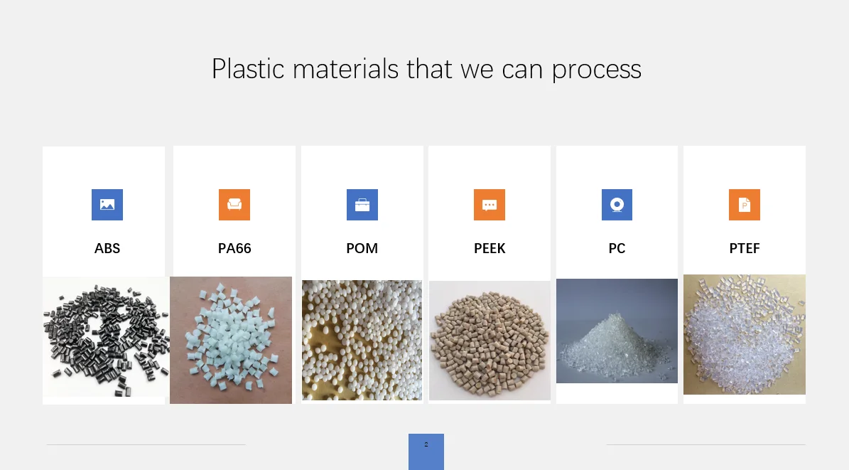 Customized processing services Pom Abs Nylon Delrin HDPE Polycarbonate PTFE PP PEEK CNC Turning Machining Services