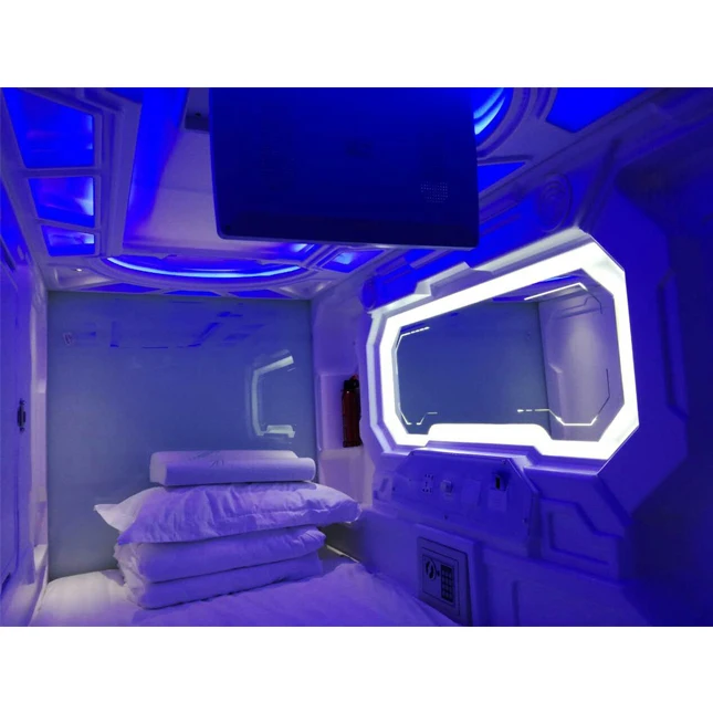
Latest Beautiful Design Patented Transverse Capsule Hotel Bed ,Capsule Hotel manufacturer On Sale 