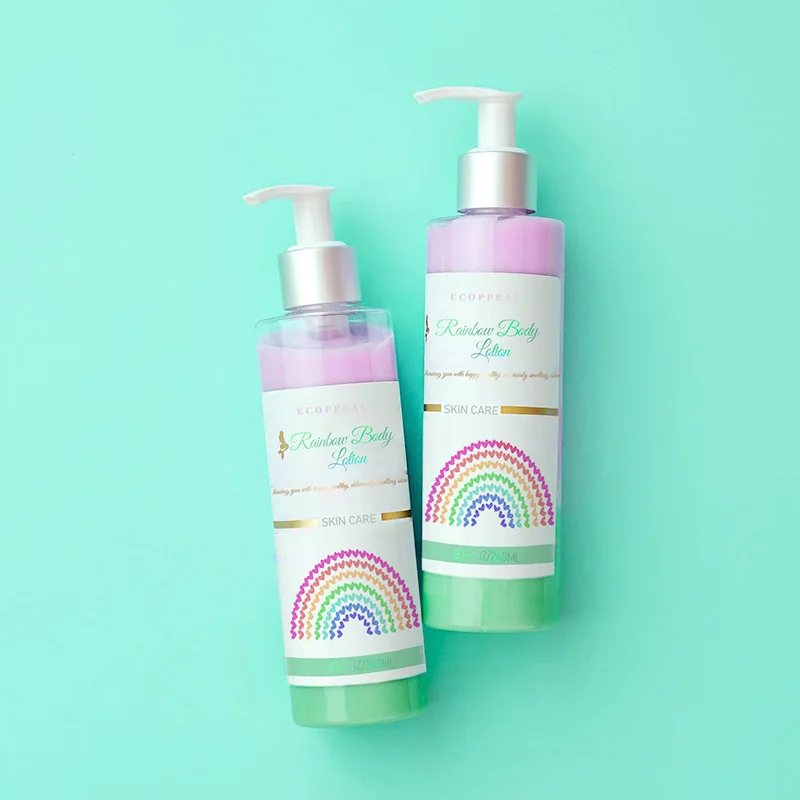 Custom Vegan Fruit Soothes Dry Skin Hydrate Moisturizing Scented Rainbow Whipped Body Butter