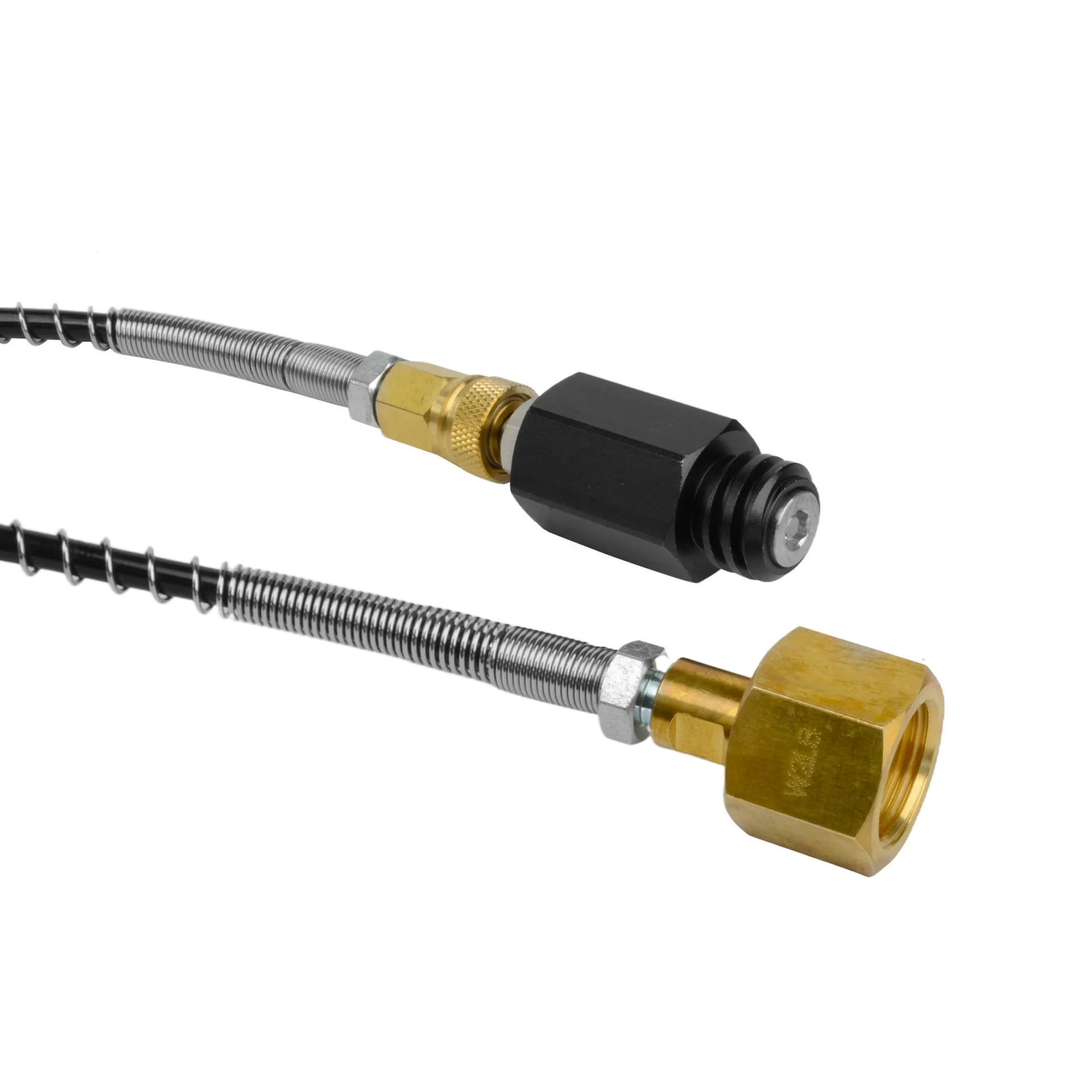 Soda Maker Soda Club External Hose Adapter Kit to CGA320 W21.8 Big CO2 Tank adapter with Quick Disconnect & 1.5M  Hose