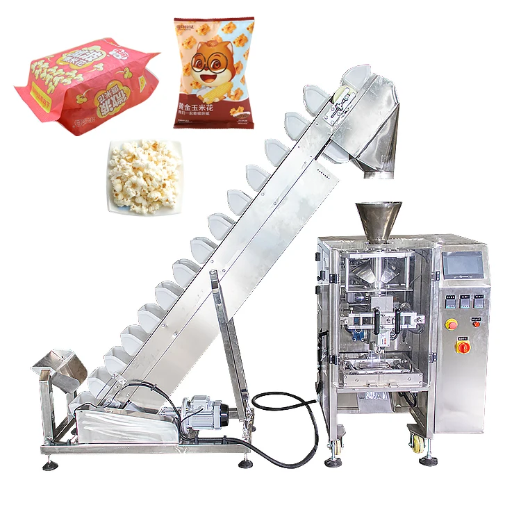 Автоматическая упаковочная машина для взвешивания зерна фасоли пакетик сахара