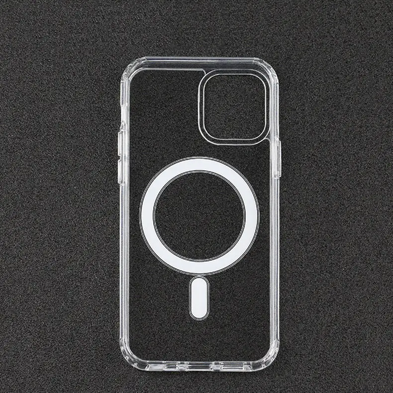 Мягкий чехол для телефона из ТПУ для iphone 14 pro max, роскошный цветной прозрачный Магнитный чехол для беспроводной зарядки, противоударный чехол для iphone 14