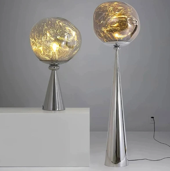 2024 lava living room Nordic Modern standing corner decorative modern metal floor lamp
