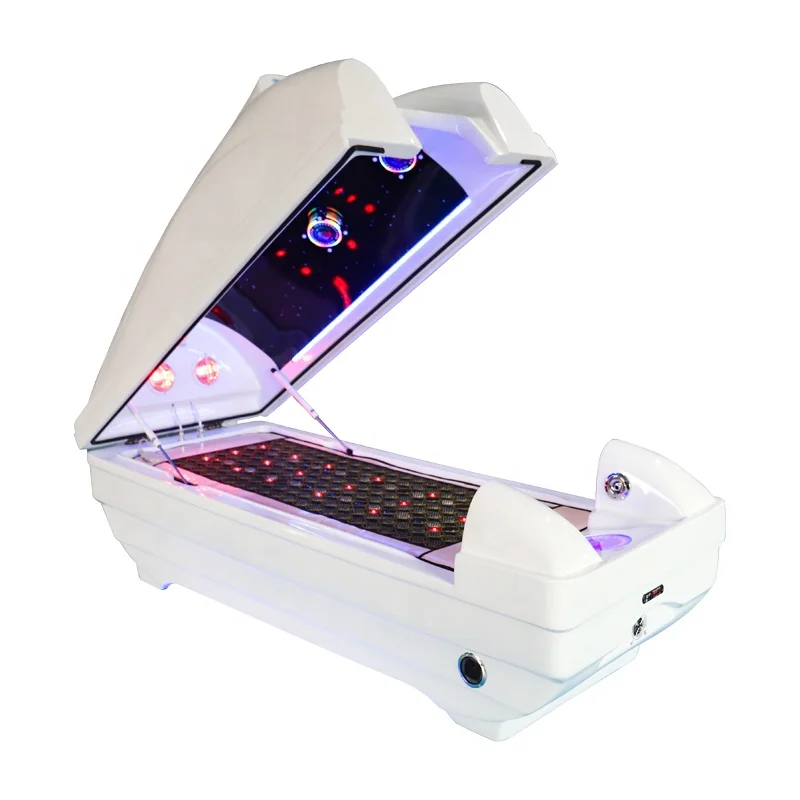 electrical infrared ray ozone music slimming massage dry sauna spa bed capsule with graphene heater