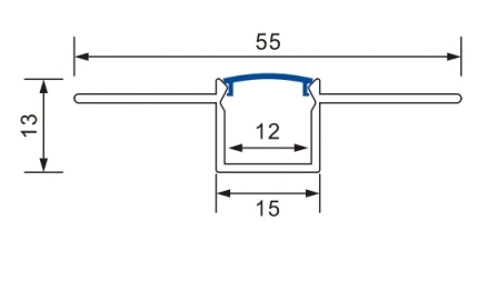 Factory wholesale Flexible bendable aluminium  LED channel  silicone cover for drywall plaster led strip light profile