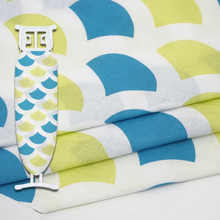 Funny Custom Printed Cotton Fireproof Fabric Orange Reflective Silicone Steam Heat Resistant Iron Board Cover