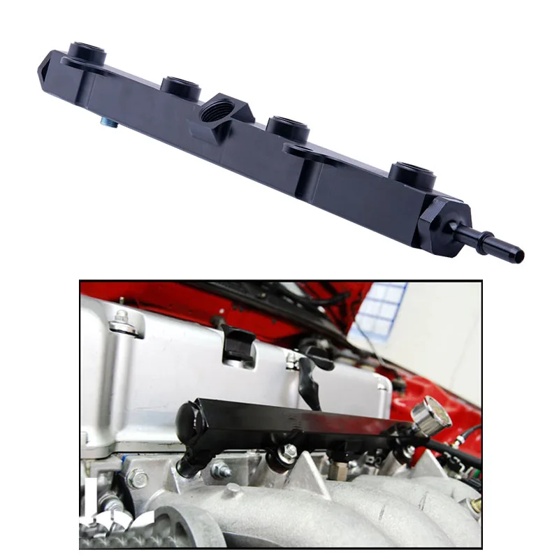 
Aluminium K SERIES BLACK FUEL RAIL kit High Flow Injection fuel rail FOR H0NDA K20 K24 RSX CIV1C SI, INTEGRA, EP3 