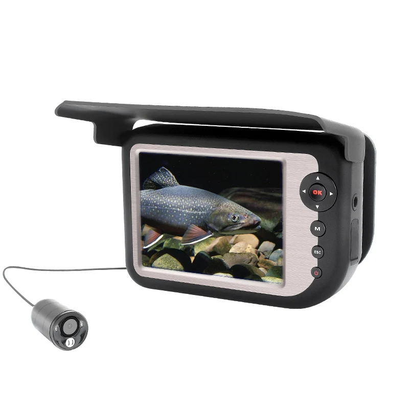 HR-5025DR Fishing gear wholesale 5inch 25m IR light fishing underwater mini video camera for sea outdoor camping 2024
