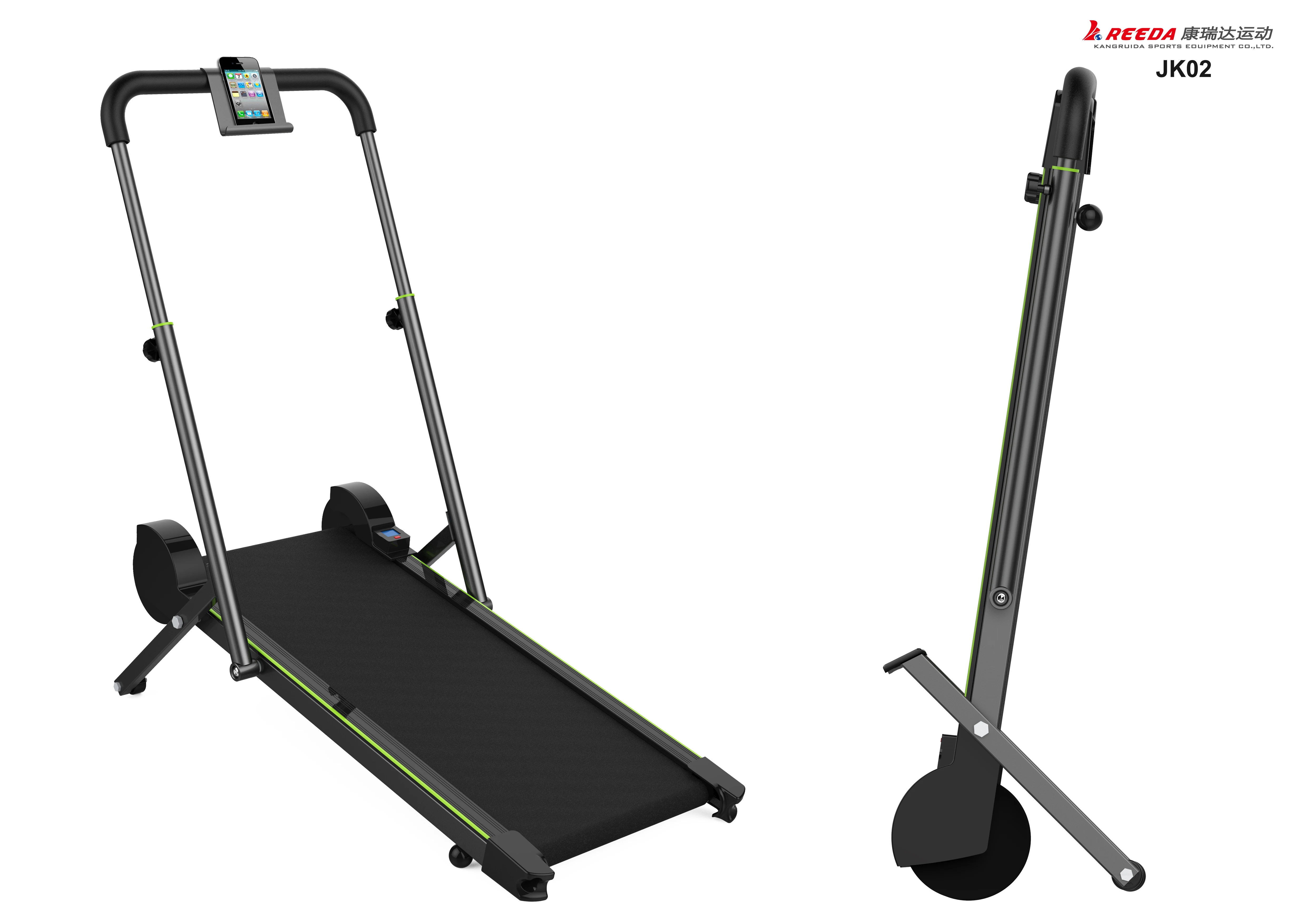 Manual Home Foldable Space Saving Fitness Equipment Treadmill