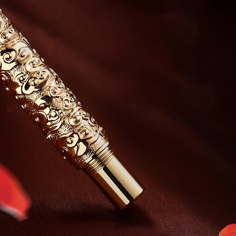 Brand Crystal Office Business Men Signature Pen Jinhao Ink Roller Ball Pen