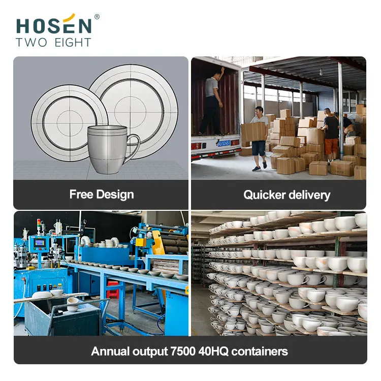 Wholesale Price Ceramics White Dinnerware Set Restaurant Hotel High Quality Tableware Sets Crockery Porcelain Dinner Sets