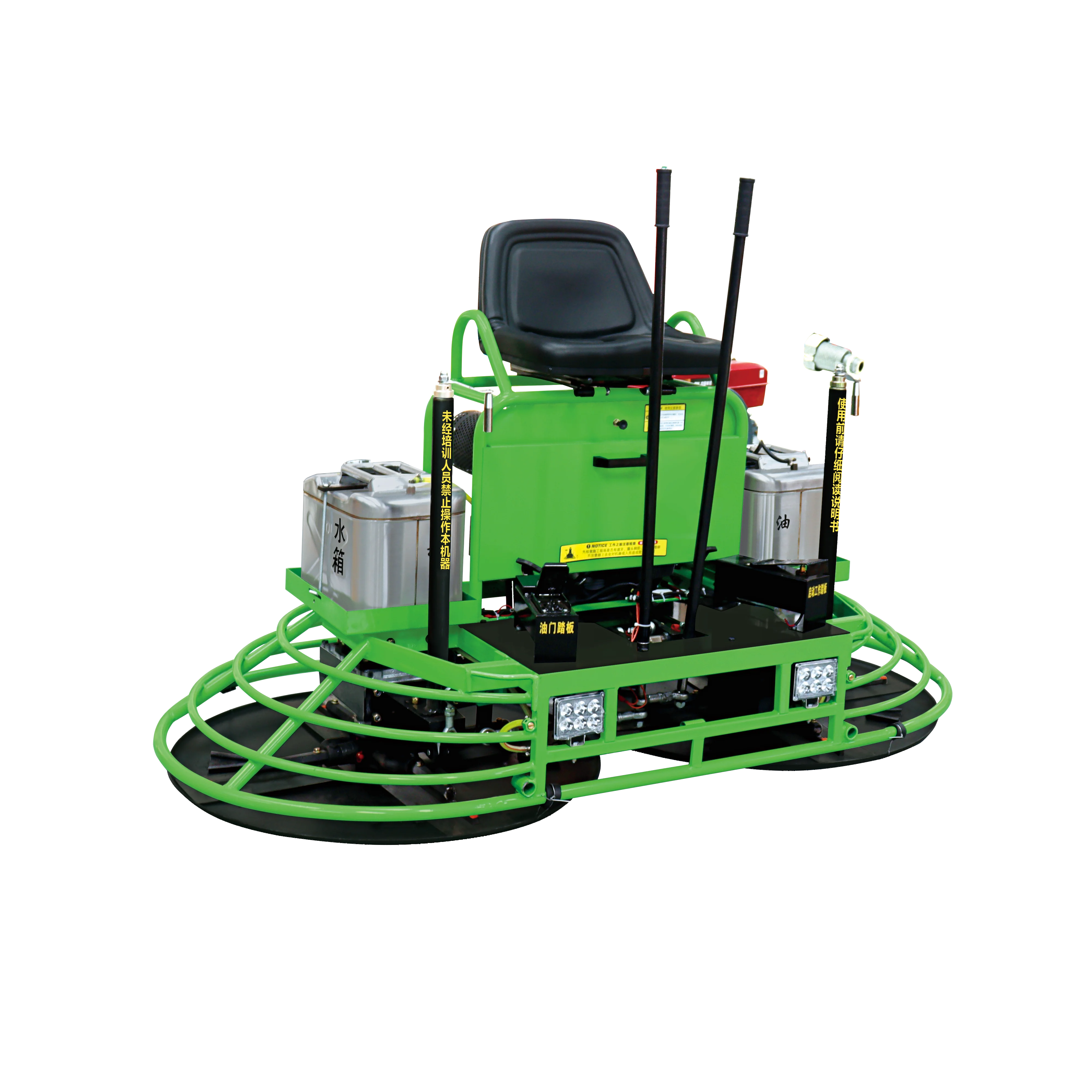 24 Inches Concrete Power Trowel Machine Ride On Gasoline Power Float Trowel For Floor Smoothing