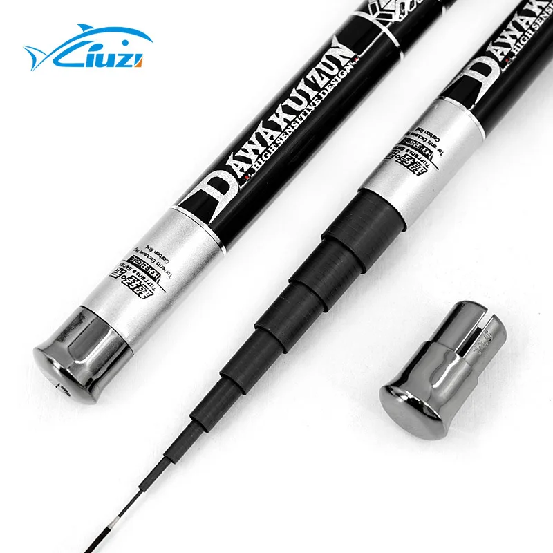Super hard carbon fiber stream hand rod with field cutting wholesale from the factory